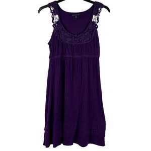 Bluheaven Purple Lace Tank Sundress Small